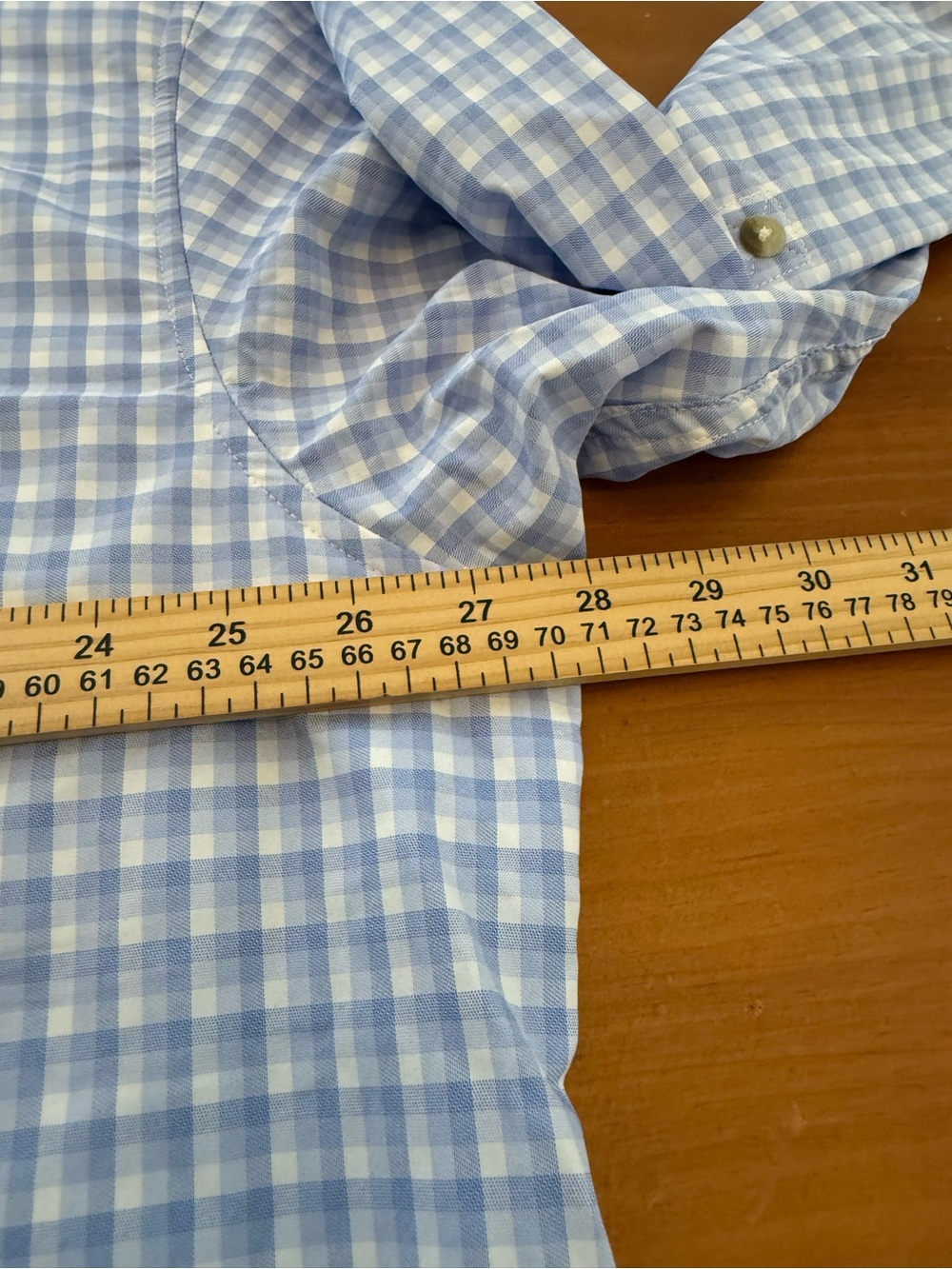 NWT Poncho Mens XXL Blue Plaid Fishing Shirt Long Sleeve Vented Stretch Outdoors - Picture 9 of 11